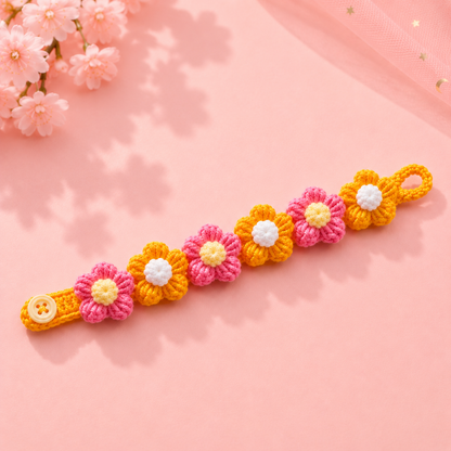 Bloom & Button Flower Cat Collar