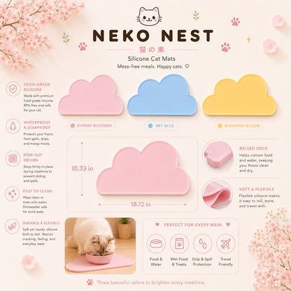 Neko Dream Silicone Feeding Mat's