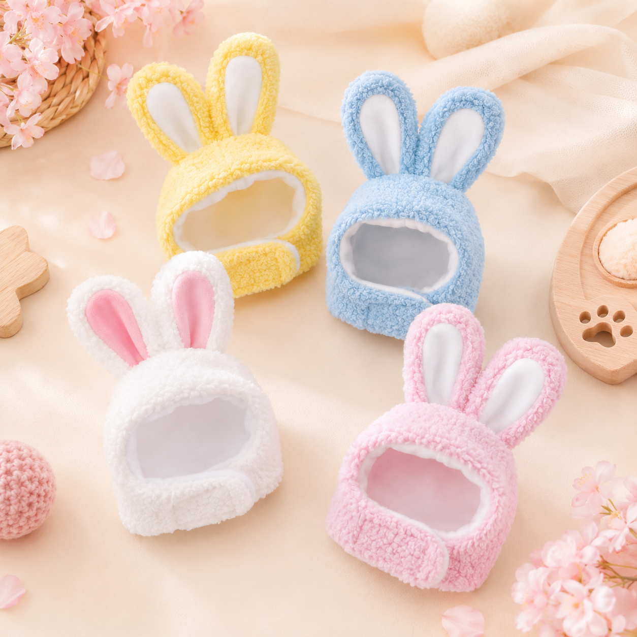 Spring Dream Bunny Kitty Cap's