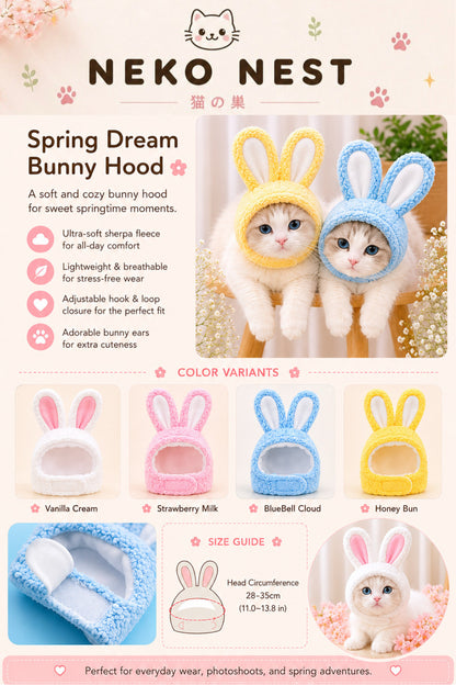 Spring Dream Bunny Kitty Cap's