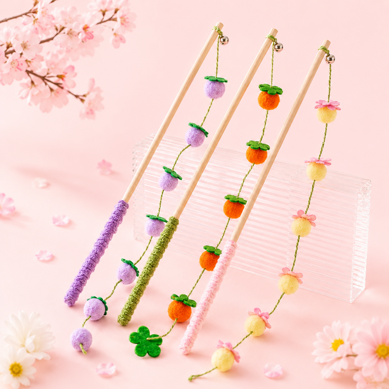 Sweet Orchard Teaser Wands - Cat Toys