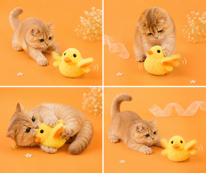 Wiggle Wings - Interactive Ducky Plush Cat Toy