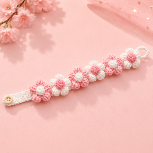 Bloom & Button Flower Cat Collar