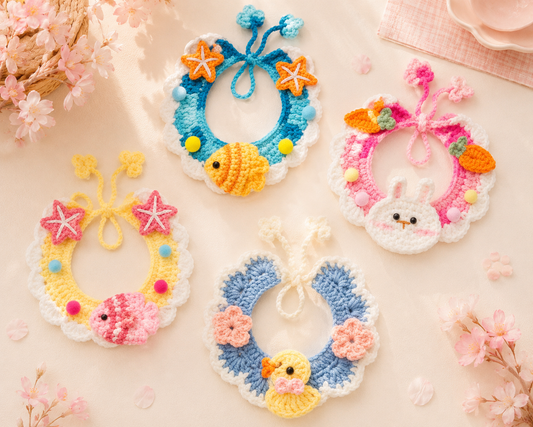 Snuggle Stitch Handmade Cat Collars