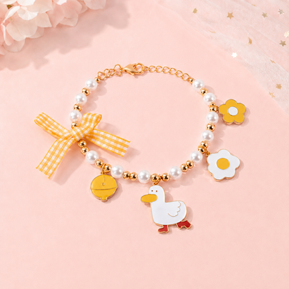 Picnic Cat Charm Necklace