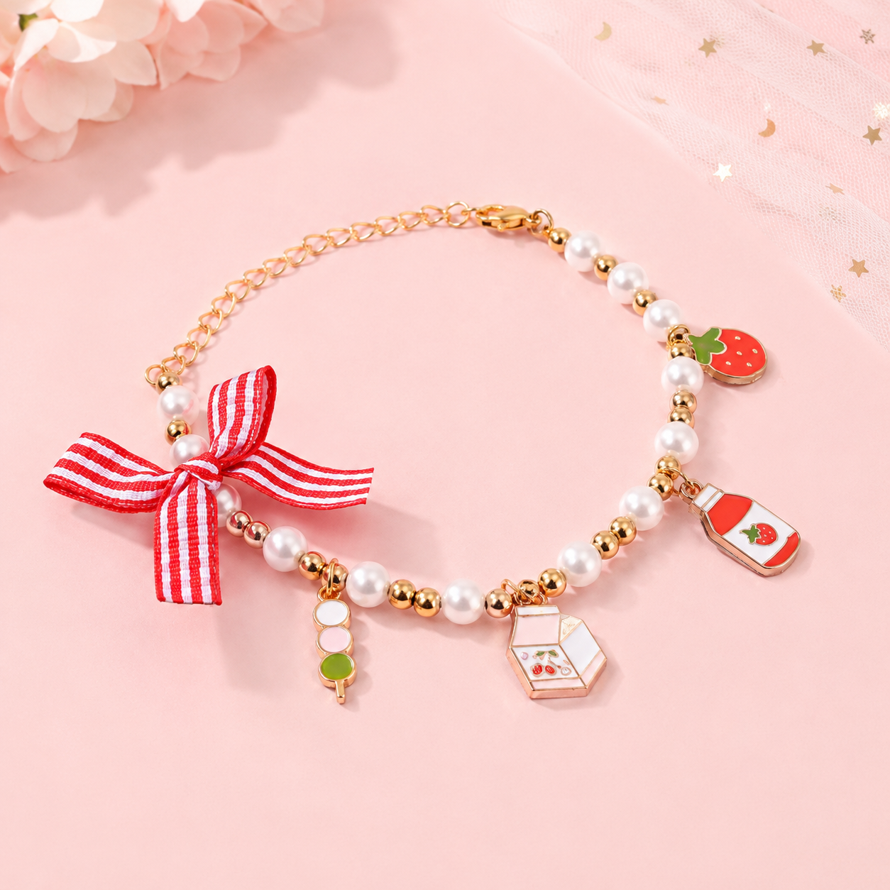 Picnic Cat Charm Necklace