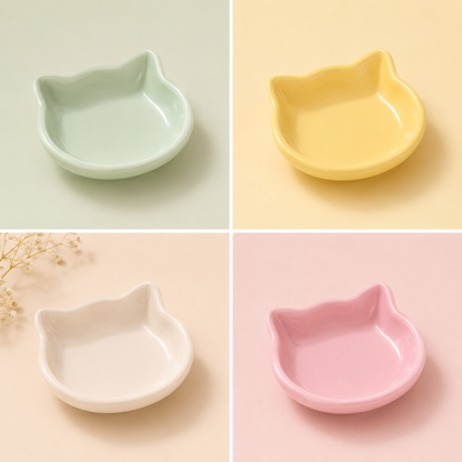 Cat Shaped Pastel Bowls