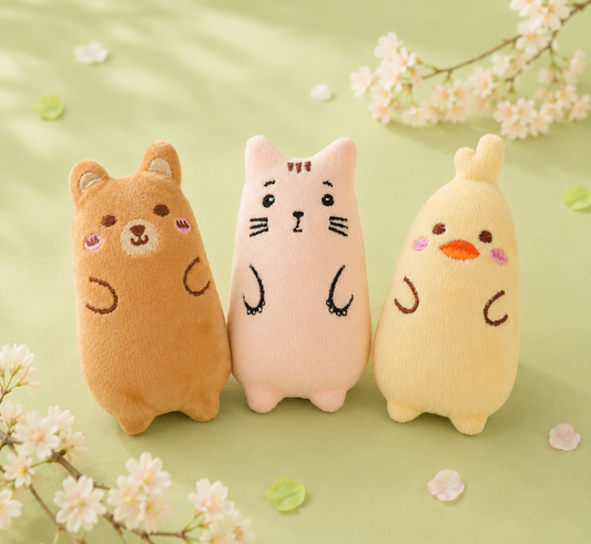 Furry Friends Collection - Plush Cat Toys