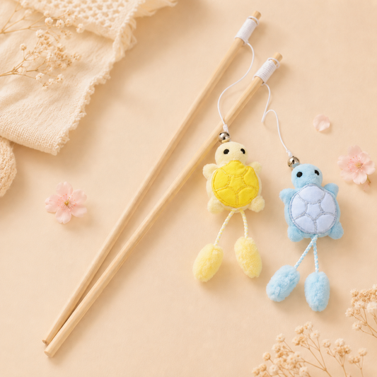 Tiny Tide Turtle Teaser Wand Toy's